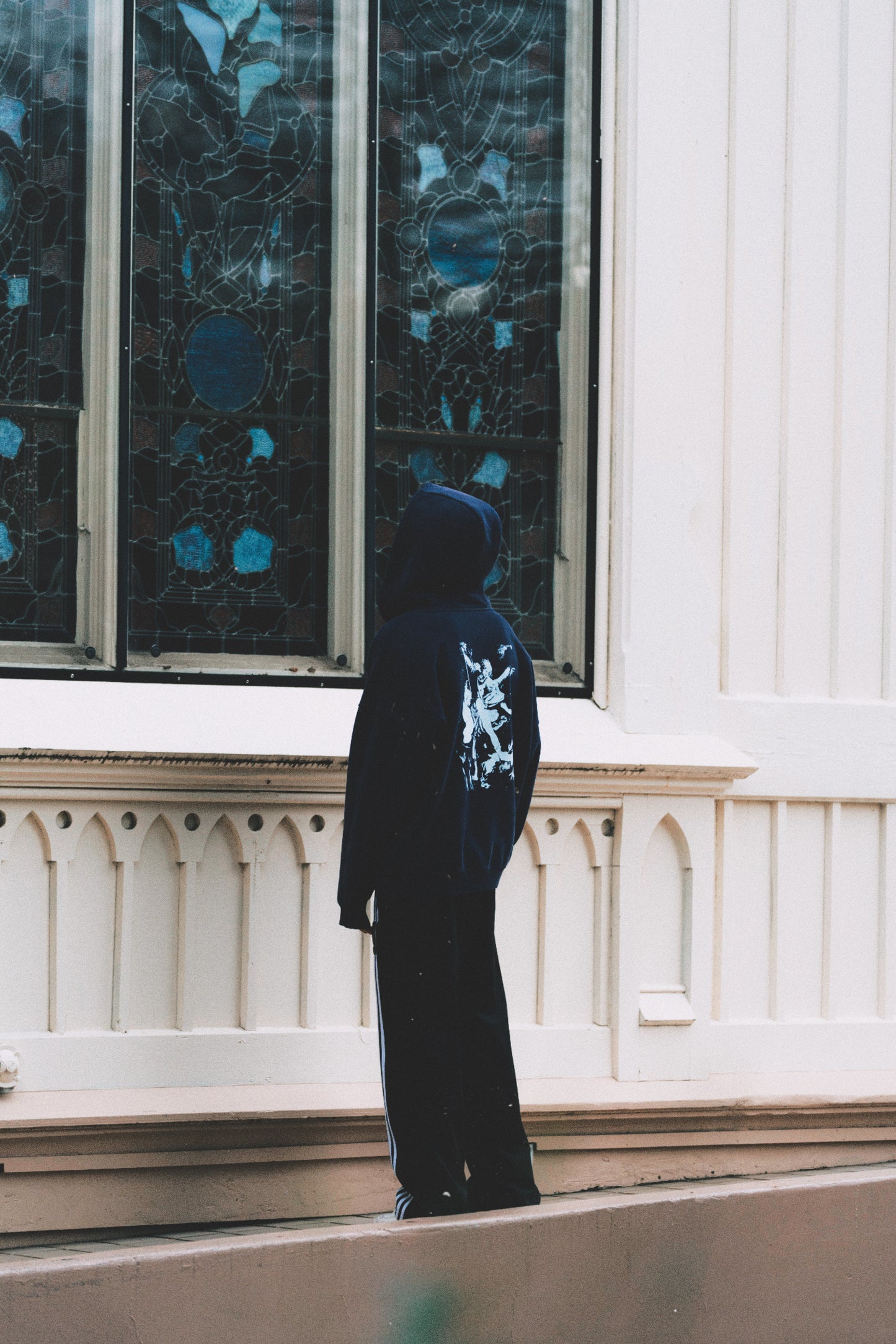 "VICTORY" Black Zip-Up