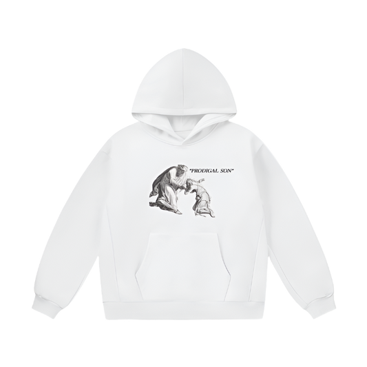 "Prodigal Son" White Hoodie