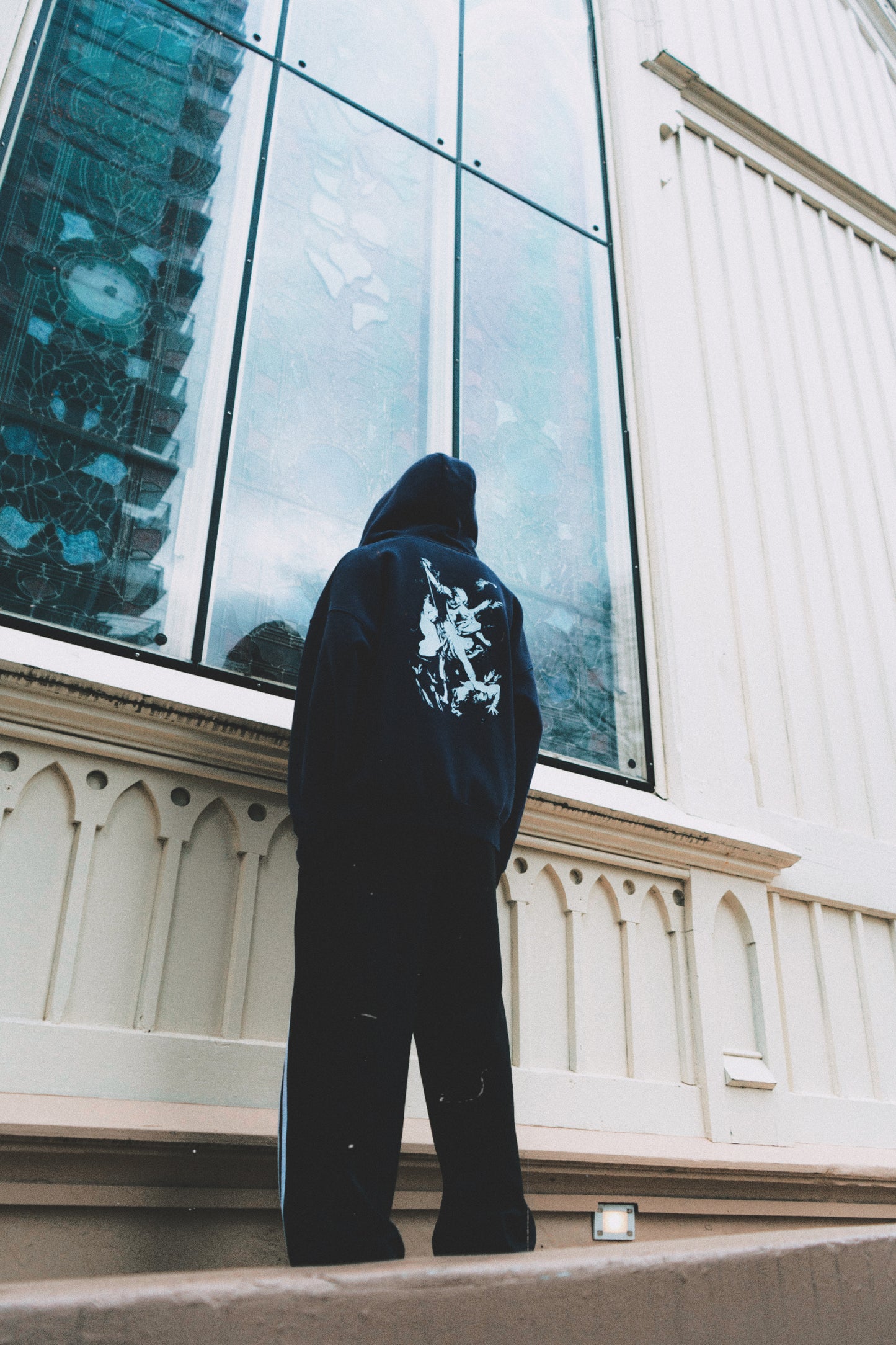 "VICTORY" Black Zip-Up