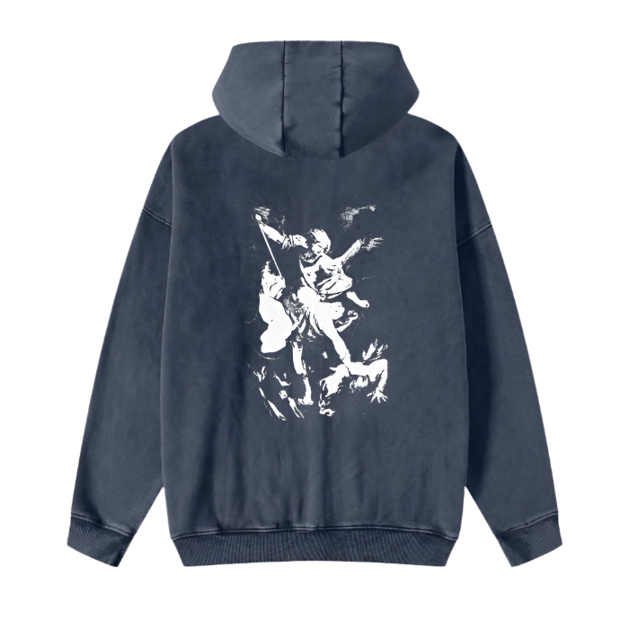 "VICTORY" Blue Zip-Up